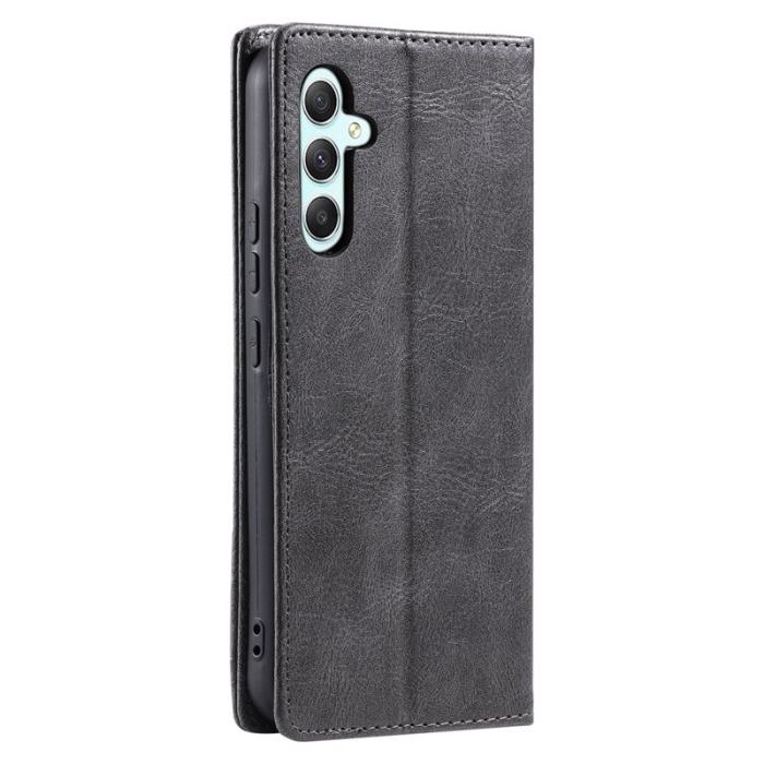 TTUDRCH - TTUDRCH Samsung Galaxy A57 Plånboksfodral Konstläder RFID Skydd - Grå