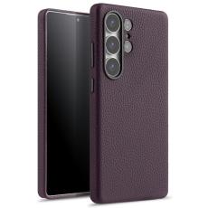 Melkco - MELKCO Mobilskal till Samsung Galaxy S25 Ultra &Auml;kta L&auml;der + PC - Lila