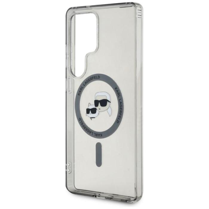 KARL LAGERFELD - Karl Lagerfeld Galaxy S25 Ultra Mobilskal MagSafe Karl & Choupette Logo - Svart