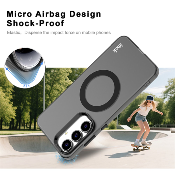 Imak - IMAK Galaxy S25 FE Mobilskal MagSafe Godisfärg Anti Drop