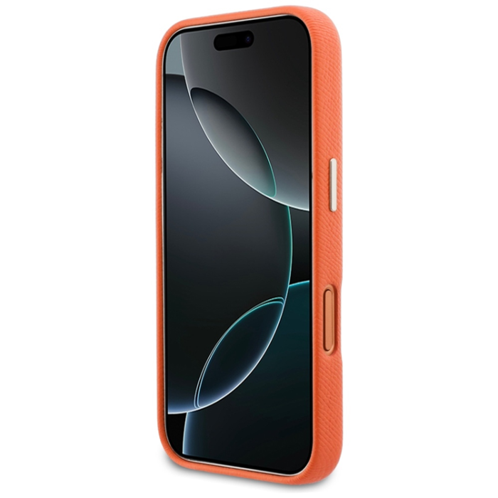 Guess - Guess Mobilskal iPhone 17 Pro FW Resin Logo - Orange