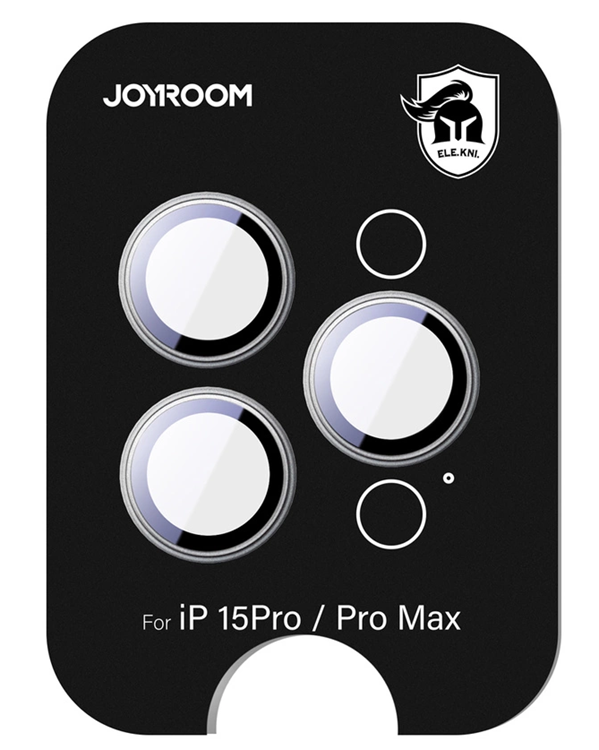 Joyroom iPhone 15 Pro/15 Pro Max Härdat Glas Kameralinsskydd - Silver | 5468 | AlltMobil