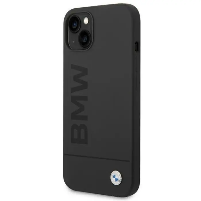 BMW - BMW iPhone 14 Plus Skal Magsafe Silicone Signature Logo - Svart