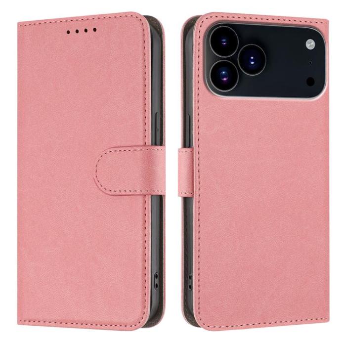 A-One Brand - iPhone 17 Pro Plånboksfodral Solid Color - Rosa