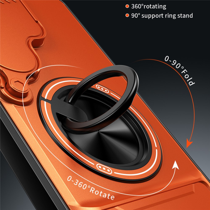 A-One Brand - Galaxy S26 Ultra Mobilskal MagSafe med Camera Lens Slider Ringhållare