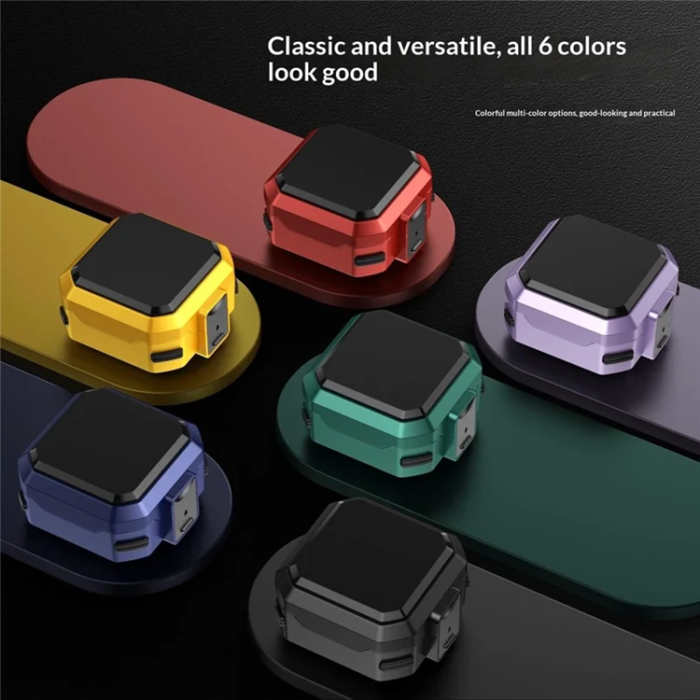 A-One Brand - Skal för Galaxy Buds 4/Buds 4 Pro Armor - Svart/Blå