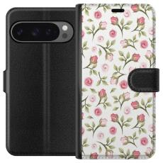 iSecrets - Pl&aring;nboksfodral till Google Pixel 9 Pro XL med Blommigt