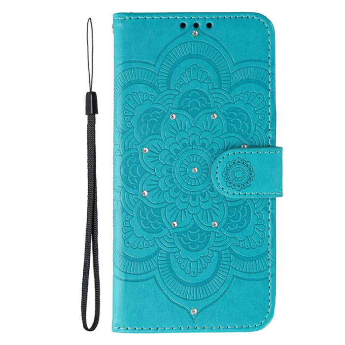 A-One Brand - OnePlus 15 5G Plånboksfodral Mandala Imprint Rhinestone