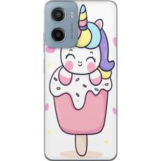 iSecrets - Mobilskal till Motorola Moto E15 med Glad enh&ouml;rning