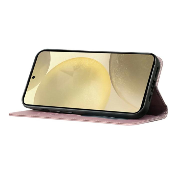 OEM - Plånboksfodral för Samsung Galaxy S26 Konstläder - Roséguld