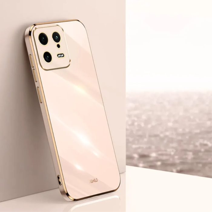 Taltech - Xiaomi 13 5G Mobilskal XINLI Elektropläterat - Rosa