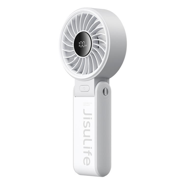 Jisulife Bärbar USB Handfläkt 3600 mAh Fan Life7 - Grå