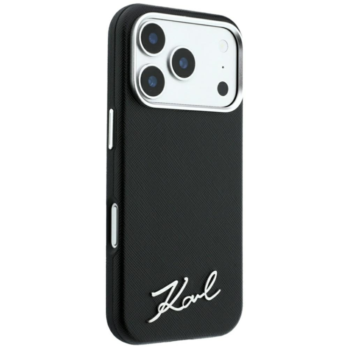 KARL LAGERFELD - Karl Lagerfeld Mobilskal För iPhone 18 Pro/17 Pro Magsafe Saffiano Small Script