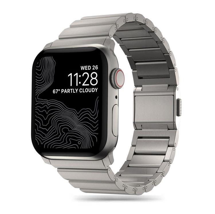 Tech-Protect Apple Watch (44/45/46/49mm) Armband Steel - Titanium | 5123 | AlltMobil