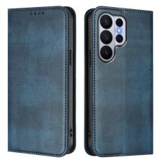 OEM - Samsung Galaxy S26 Ultra Pl&aring;nboksfodral Konstl&auml;der RFID Skydd - Bl&aring;