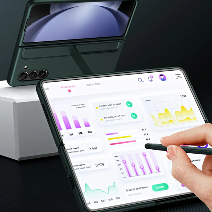 Taltech - Galaxy Z Fold 6 5G Mobilskal Kickstand - Blå