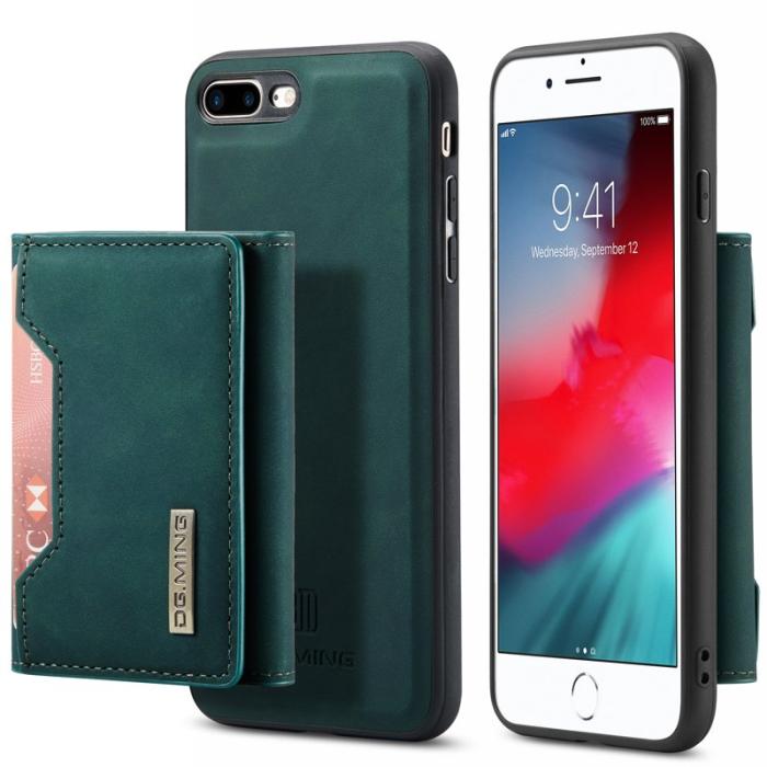 DG.MING - DG.MING M2 Series Plånboksfodral Konstläder för iPhone 7 Plus/8 Plus - Grön