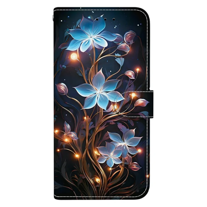 A-One Brand - iPhone 17 Pro Max Plånboksfodral Med Lanyard - Small Lantern Flower