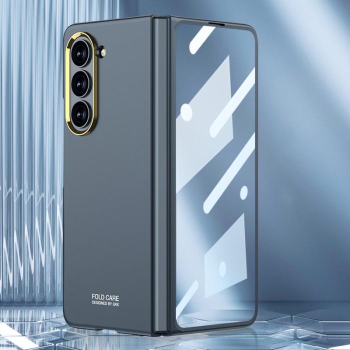 GKK - GKK Samsung Galaxy Z Fold5 Fodral Hard PC - Grön