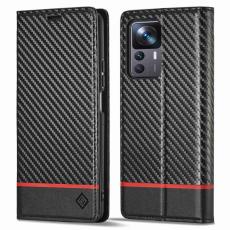 LC.imeeke - LC.IMEEKE Pl&aring;nboksfodral f&ouml;r Xiaomi 12T 5G - Konstl&auml;der - Svart