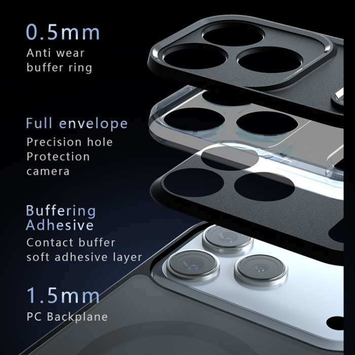 A-One Brand - iPhone 17 Pro Mobilskal MagSafe TPU+PC Matte - Svart