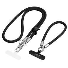 Tech-Protect - Tech-Protect Mobilrem Crossbody Och Wrist C10S - Svart/Titanium