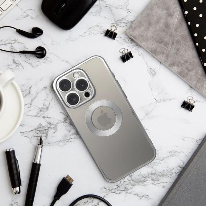 OEM - iPhone 16e Mobilskal Glam - Silver