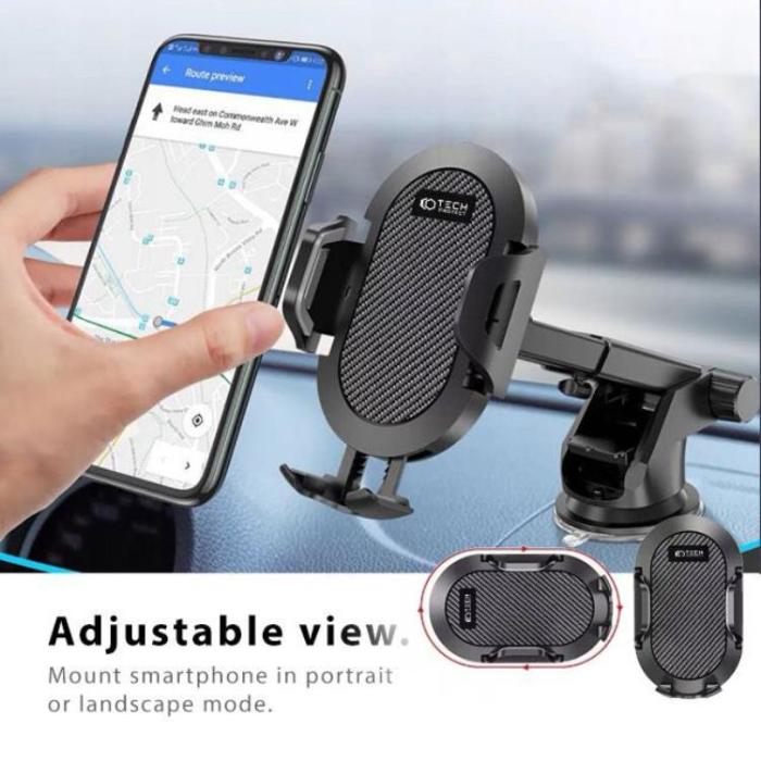 Tech-Protect - Universal Bilhållare - Svart