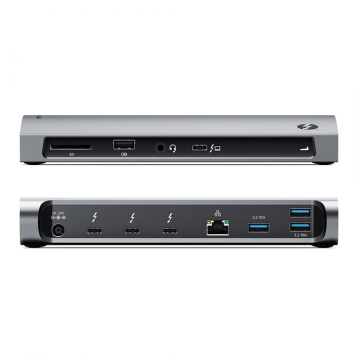 ALOGIC - ALOGIC Thunderbolt 4 BLAZE Docking Station Triple Thunderbolt Outputs