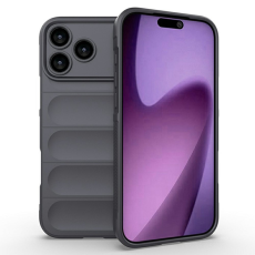Amorus - AMORUS iPhone 17 Pro Mobilskal Shockproof TPU Rugged - Mörkgrå