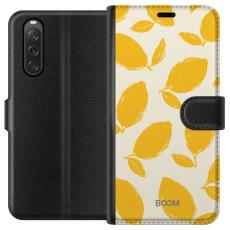 iSecrets - Pl&aring;nboksfodral till Sony Xperia 10 V med Lemon Breeze