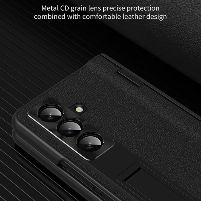 A-One Brand - Galaxy Z Fold 7 Mobilskal Kickstand - Brun