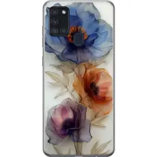 Gustaf - Mobilskal till Samsung Galaxy A21s med Silkesblommor