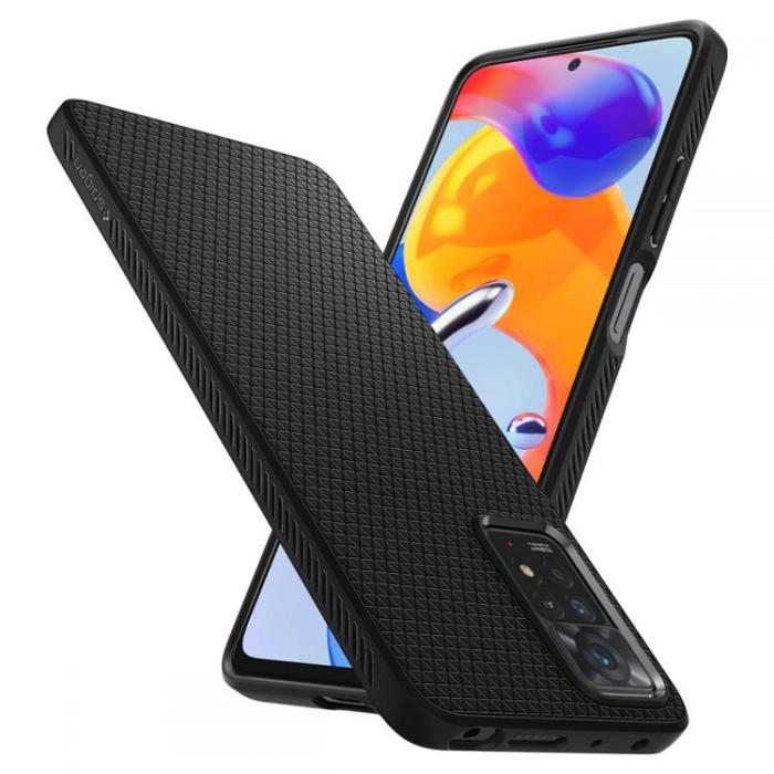 UTGATT1 - Spigen Liquid Air Skal Xiaomi Redmi Note 11 Pro 4G/5G - Matte Svart