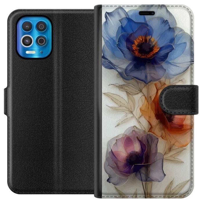iSecrets - Plånboksfodral till Motorola Edge S med Silkesblommor