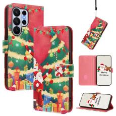 OEM - Samsung Galaxy S26 Ultra Fodral Konstl&auml;der Julm&ouml;nster - Julgran