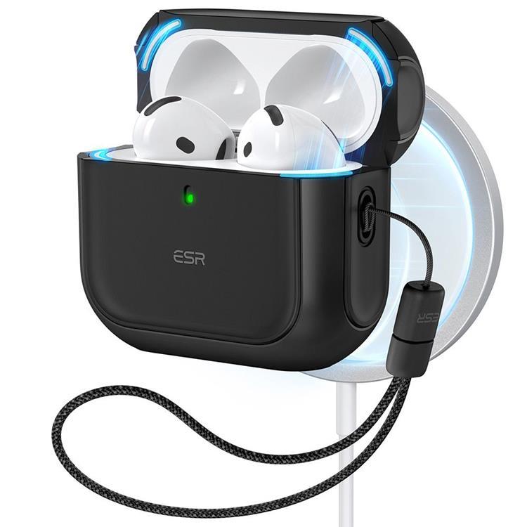 ESR Airpods 4 Skal Magsafe Orbit Halolock - Svart | 2353 | AlltMobil