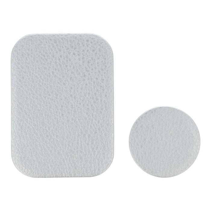 OEM - Badge till magnet Mobilhållare med leather silver