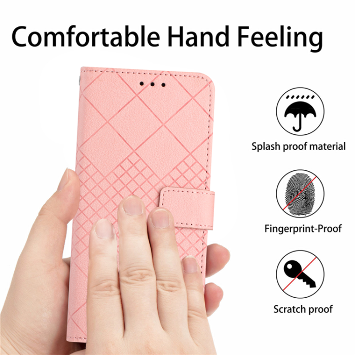 A-One Brand - OnePlus Nord 5 Plånboksfodral Litchi Imprint - Rosa