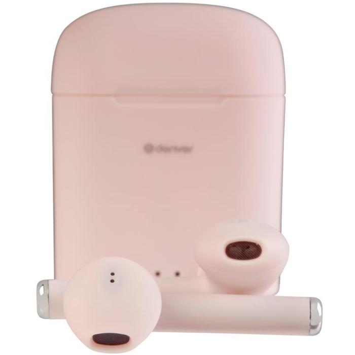 Denver - DENVER Truly Trådlös Bluetooth Hörlurar - Rosa