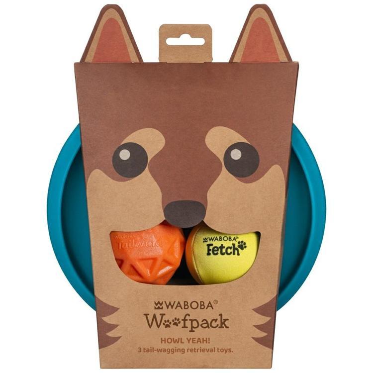 Waboba Woofpack Hundset 2x Bollar 1x Frisbee | 1239 | AlltMobil