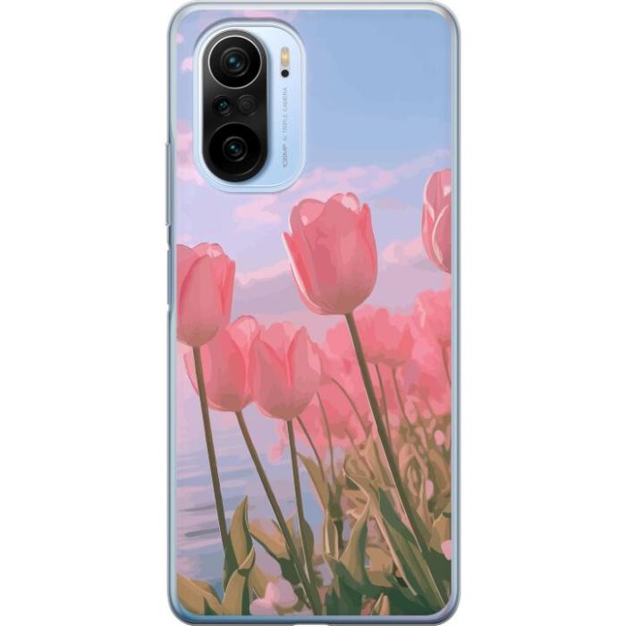 iSecrets - Mobilskal till Xiaomi Mi 11i med Rosa Tulpaner