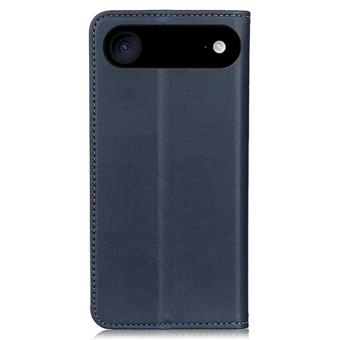 A-One Brand - iPhone 17 Air Plånboksfodral Äkta läder - Blå