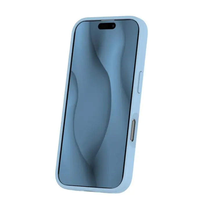 OEM - iPhone 16 Plus Mobilskal MagSafe Silikon Thin - Ljusblått