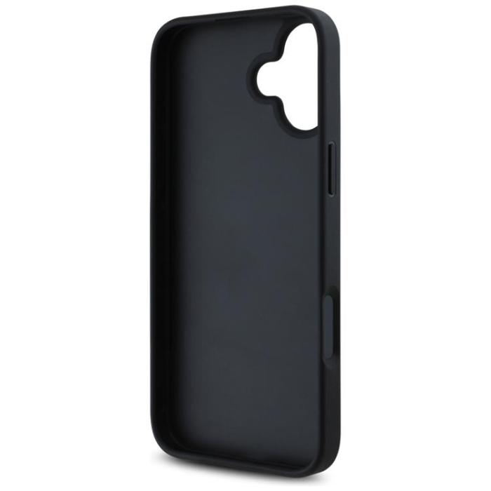 Guess - Guess iPhone 16 Mobilskal Grained Roses Big 4G logo - Svart