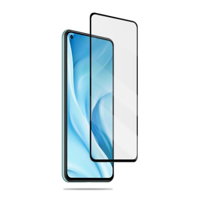 Mocolo - Mocolo Härdat Glas Skärmskydd Xiaomi Mi 11 Ultra - Svart