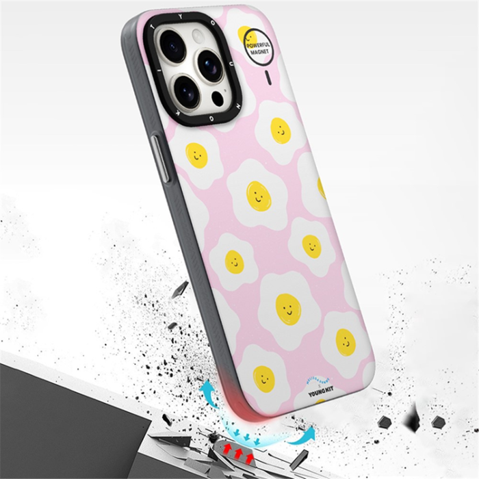 YOUNGKIT - YOUNGKIT iPhone 14 Pro Max Mobilskal MUScx004-Ribbon - Blå