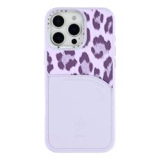 JAUCASE - JAUCASE iPhone 16 Pro Mobilskal MagSafe korthållare - Lila