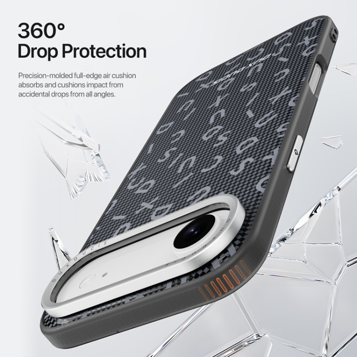 Dux Ducis - DUX DUCIS iPhone Air Mobiskal MagSafe UV Pattern Moro - Svart
