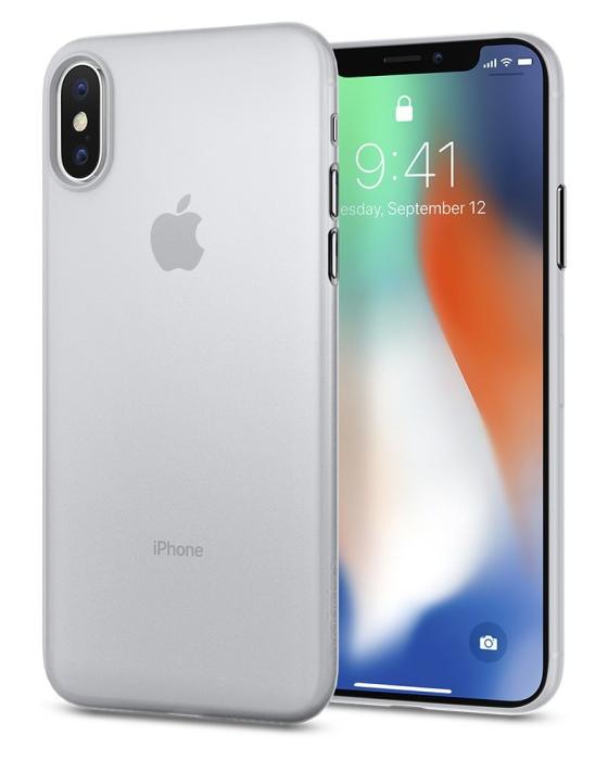 UTGATT4 - SPIGEN Air Skin 0.4mm Thick Skal till iPhone X -